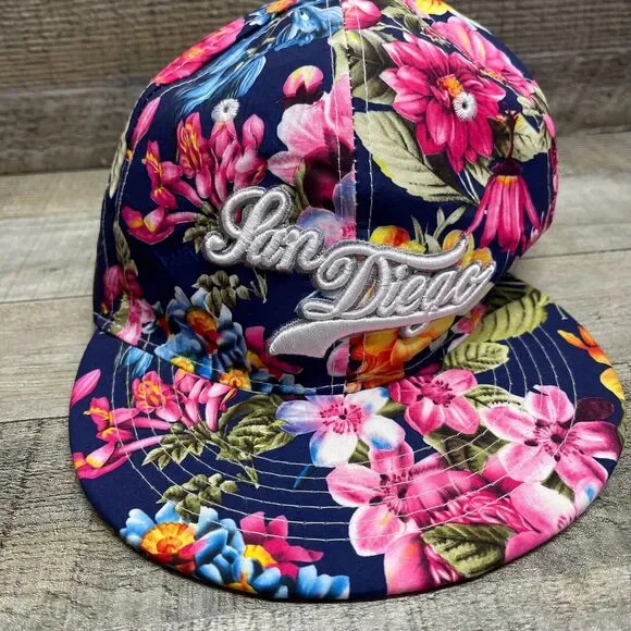 San Diego Hat Floral Snapback Colorful Hat Smith Novelty Company - Picture 7 of 10